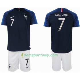 Koszulka Francja GRIEZMANN 7 2 star Dziecięcy Domowe Koszulki Piłkarskie Mistrzostwa Świata 2018